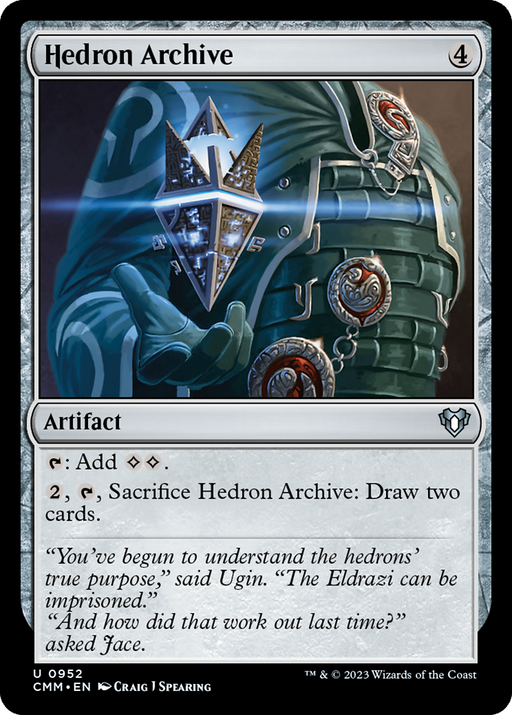 Hedron Archive (CMM-952) [Commander Masters] MTG Single Wizards of the Coast