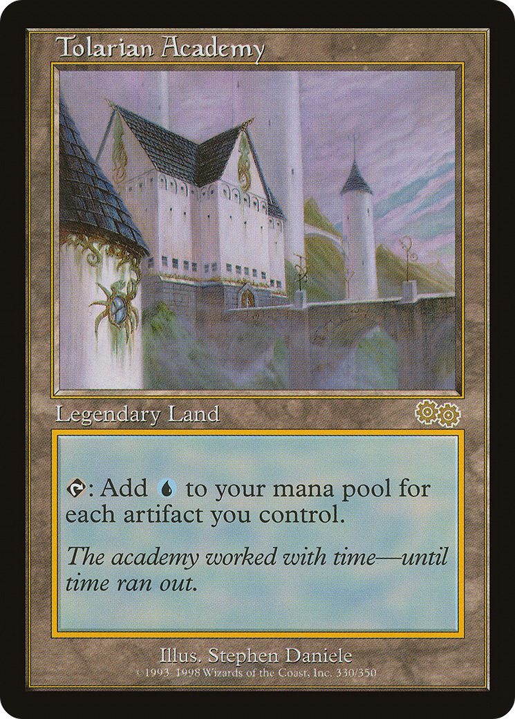 Tolarian Academy (USG-330) [Urza's Saga] MTG Single Wizards of the Coast
