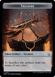 Treasure (21) // Phyrexian Hydra (11) Double-Sided Token [Tokens] March of the Machine Tokens MTG Single Magic: The Gathering