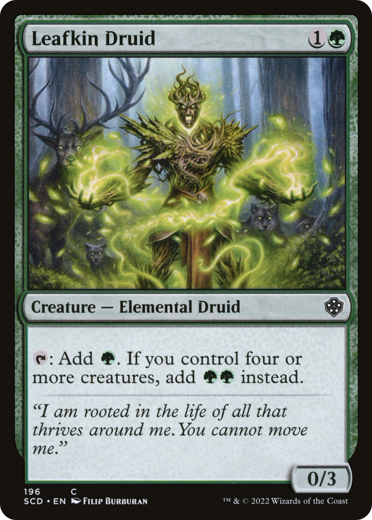 Leafkin Druid (SCD-196) [Starter Commander Decks] MTG Single Wizards of the Coast