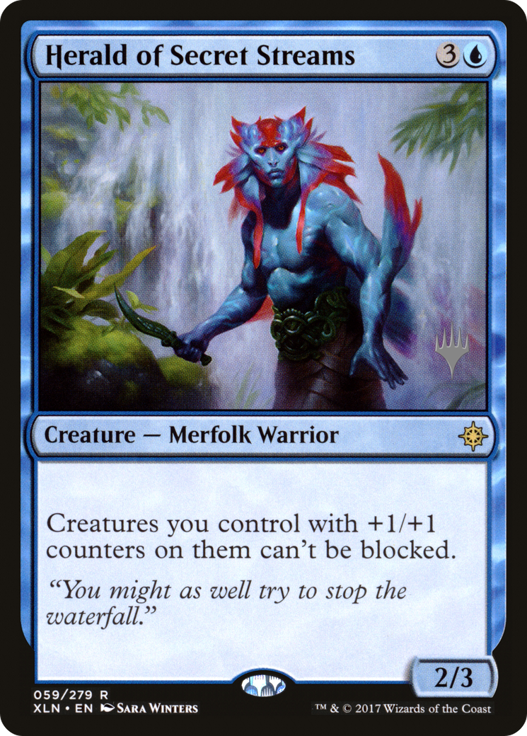 Herald of Secret Streams (PPM20-059) [Ixalan Promos] MTG Single Wizards of the Coast