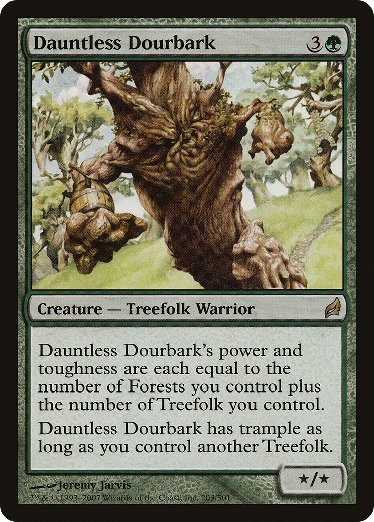 Dauntless Dourbark (LRW-203) [Lorwyn] Foil MTG Single Wizards of the Coast