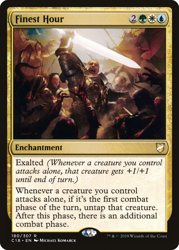 Finest Hour (C18-180) [Commander 2018] MTG Single Wizards of the Coast