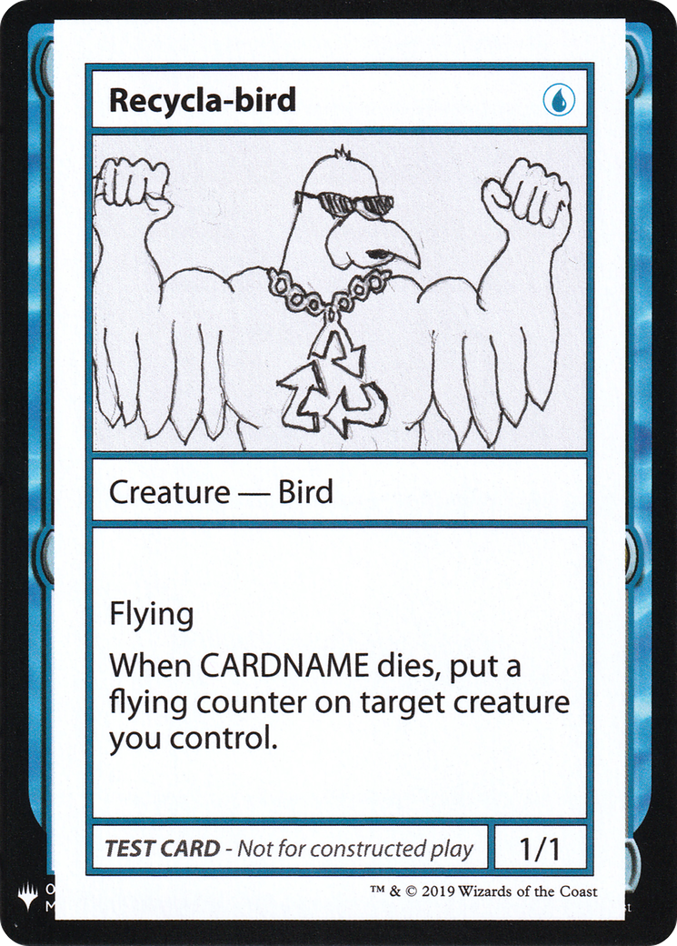 Recycla-bird (CMB1-) [Mystery Booster] Playtest Cards 2019 MTG Single Wizards of the Coast