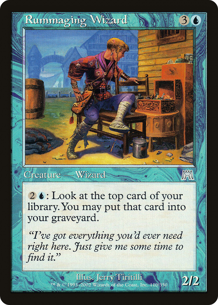 Rummaging Wizard (ONS-110) [Onslaught] MTG Single Wizards of the Coast