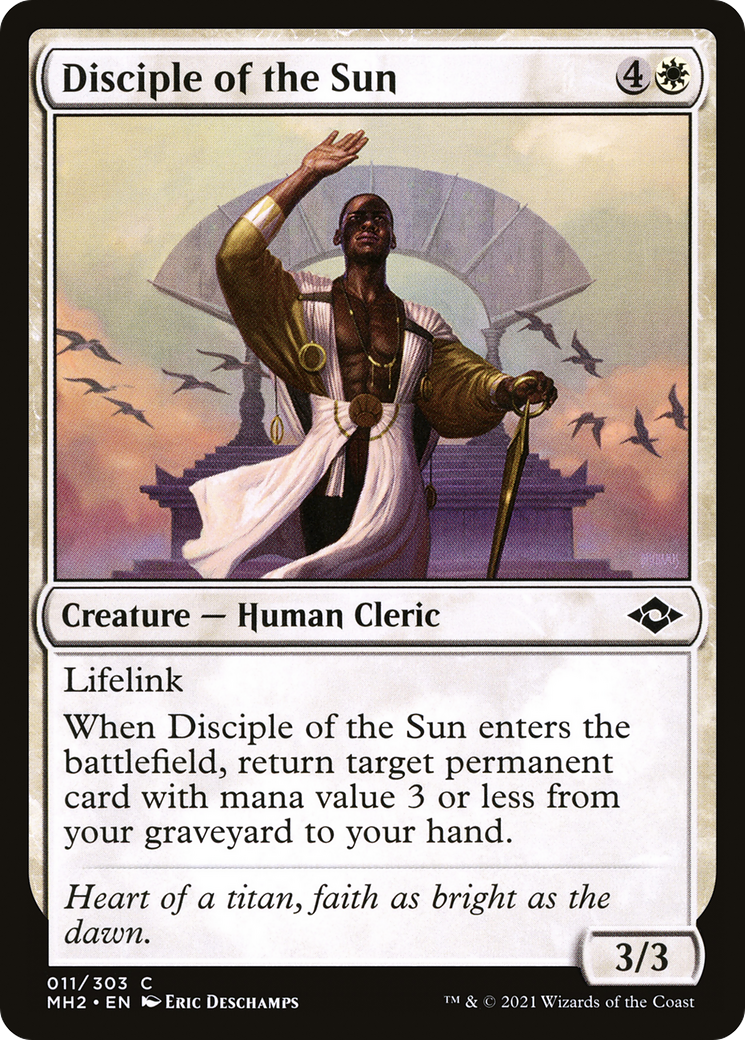 Disciple of the Sun (MH2-011) [Modern Horizons 2] Foil MTG Single Wizards of the Coast