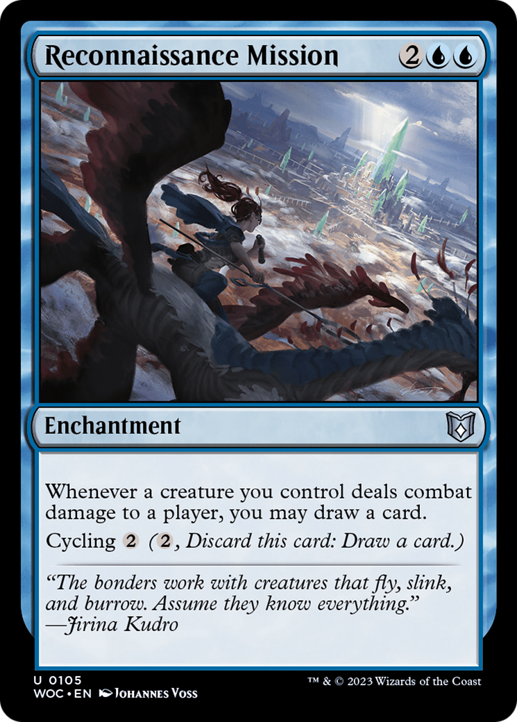 Reconnaissance Mission (WOC-105) [Wilds of Eldraine Commander] MTG Single Wizards of the Coast