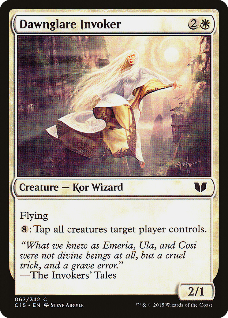 Dawnglare Invoker (C15-067) [Commander 2015] MTG Single Wizards of the Coast