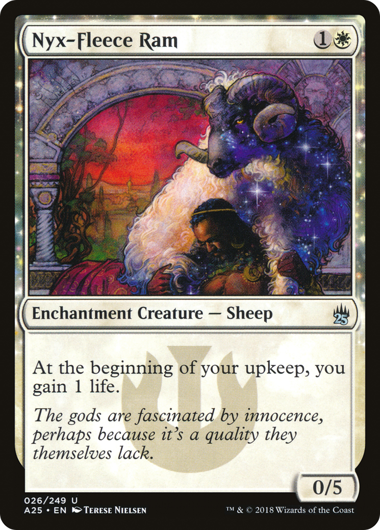 Nyx-Fleece Ram (A25-026) [Masters 25] Foil MTG Single Wizards of the Coast
