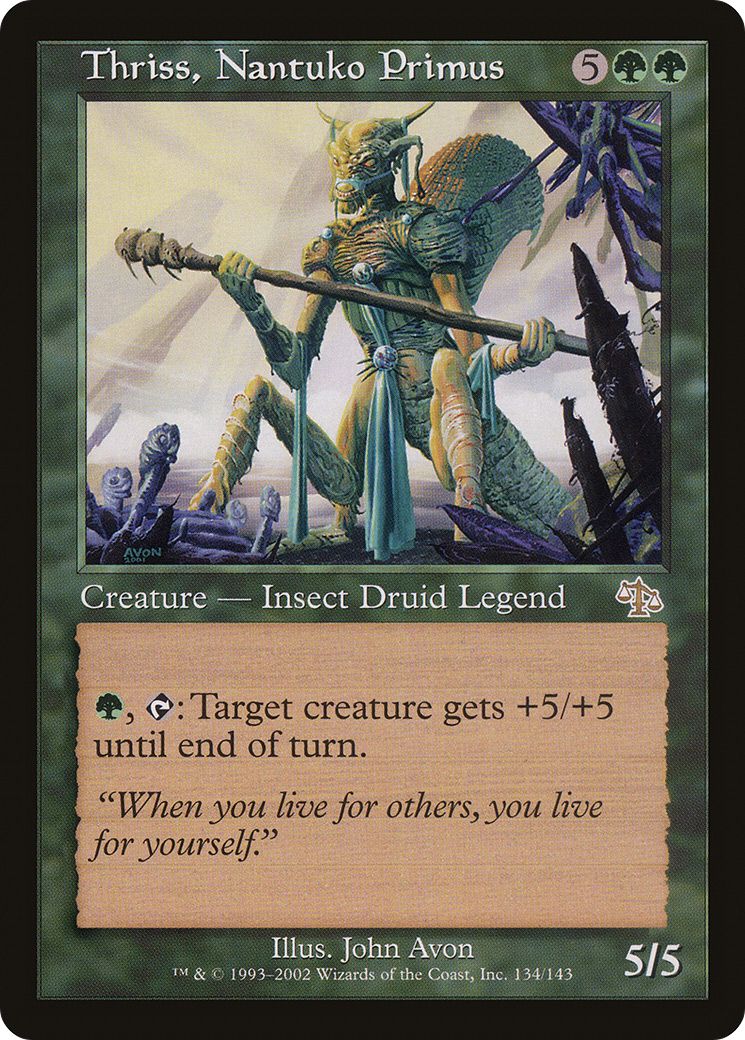 Thriss, Nantuko Primus (JUD-134) [Judgment] Foil MTG Single Wizards of the Coast