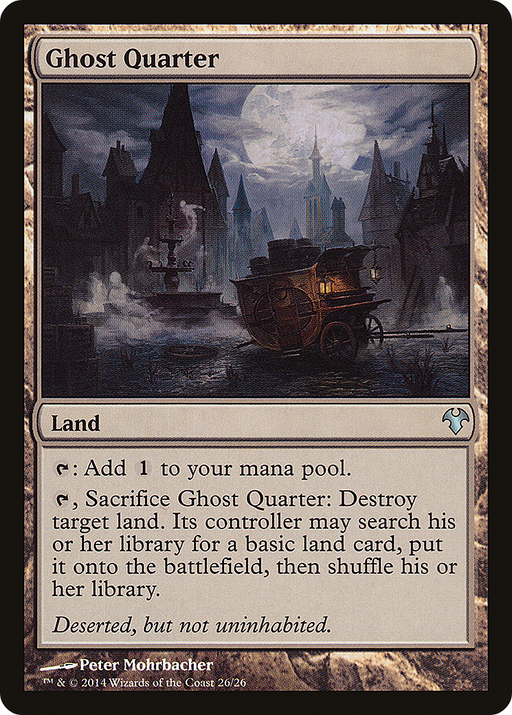 Ghost Quarter (MD1-026) [Misc] Modern Event Deck 2014 MTG Single Wizards of the Coast