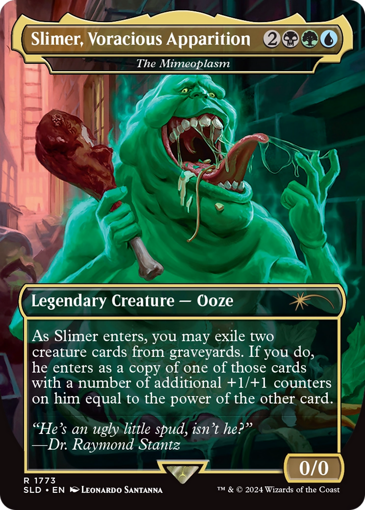 Slimer, Voracious Apparition - The Mimeoplasm (SLD-1773) [Secret Lair] Drop (Borderless) MTG Single Wizards of the Coast