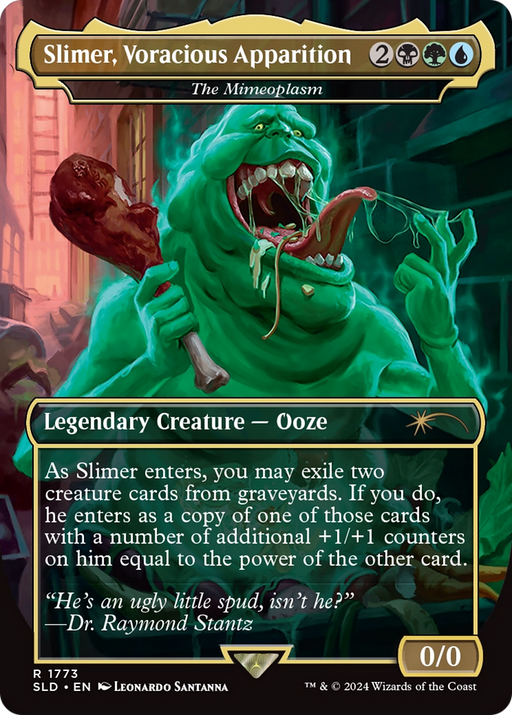 Slimer, Voracious Apparition - The Mimeoplasm (SLD-1773) [Secret Lair] Drop (Borderless) MTG Single Wizards of the Coast