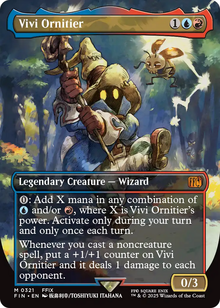 Vivi Ornitier (FIN-321) [FINAL FANTASY] (Borderless) MTG Single Wizards of the Coast