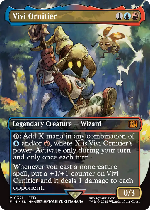 Vivi Ornitier (FIN-321) [FINAL FANTASY] (Borderless) MTG Single Wizards of the Coast