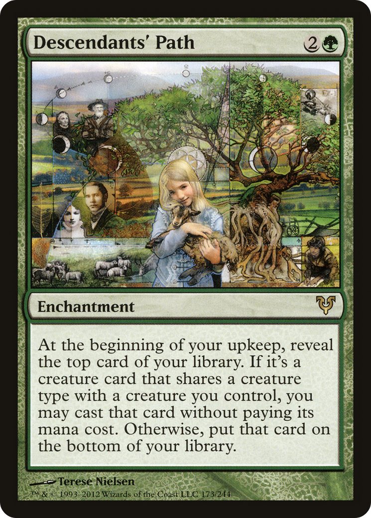 Descendants' Path (AVR-173) [Avacyn Restored] MTG Single Wizards of the Coast