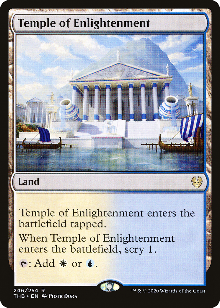 Temple of Enlightenment (THB-246) [Theros Beyond Death] MTG Single Wizards of the Coast