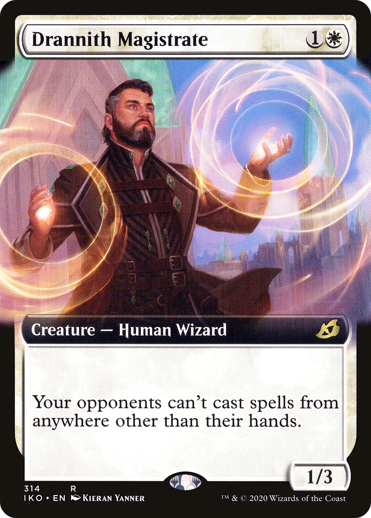 Drannith Magistrate (IKO-314) [Ikoria: Lair of Behemoths] (Extended Art) MTG Single Wizards of the Coast