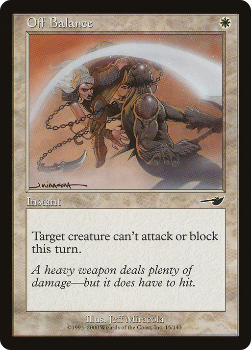Off Balance (NMS-015) [Nemesis] MTG Single Wizards of the Coast