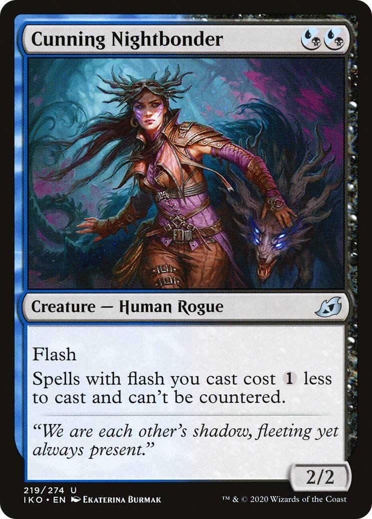 Cunning Nightbonder (IKO-219) [Ikoria: Lair of Behemoths] MTG Single Wizards of the Coast