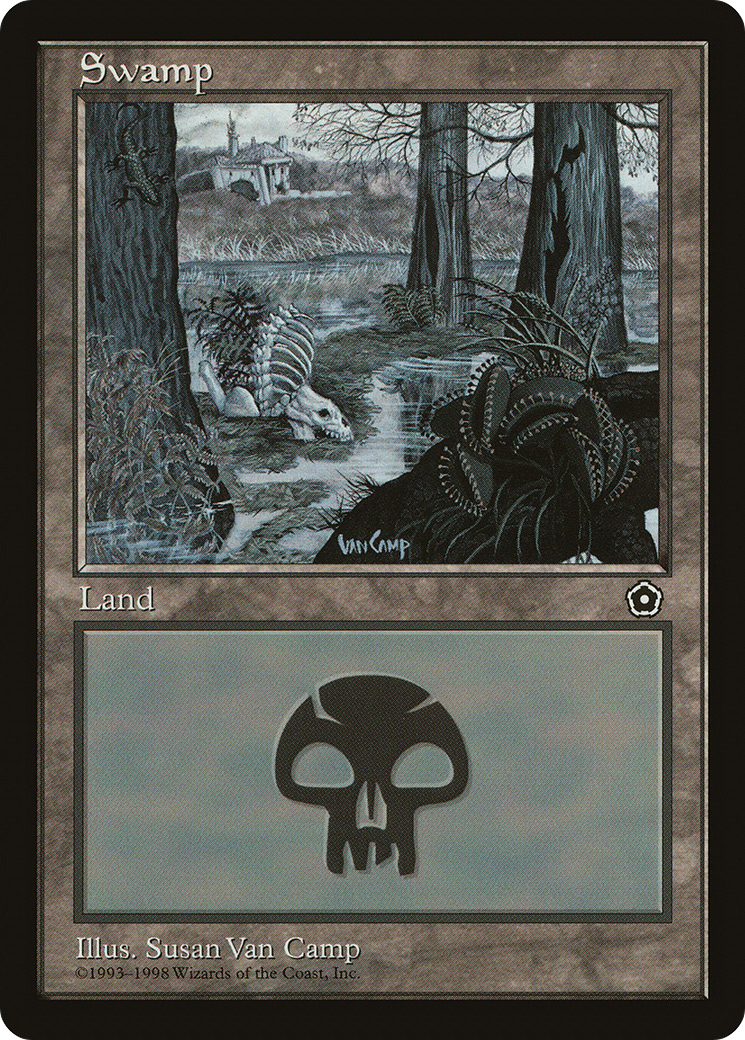 Swamp (P02-158) [Misc] Portal Second Age MTG Single Wizards of the Coast