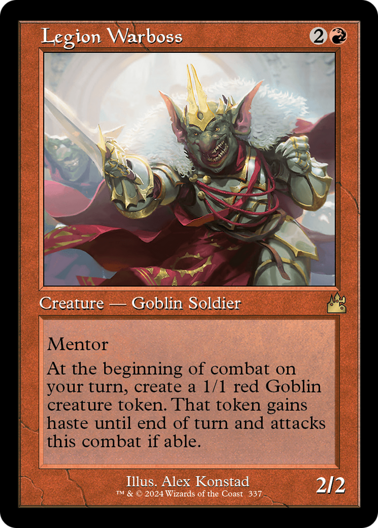 Legion Warboss (RVR-337) [Ravnica Remastered] MTG Single Wizards of the Coast