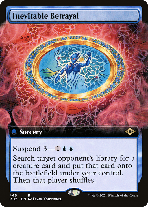 Inevitable Betrayal (MH2-446) [Modern Horizons 2] (Extended Art) Foil MTG Single Modern Horizons 2
