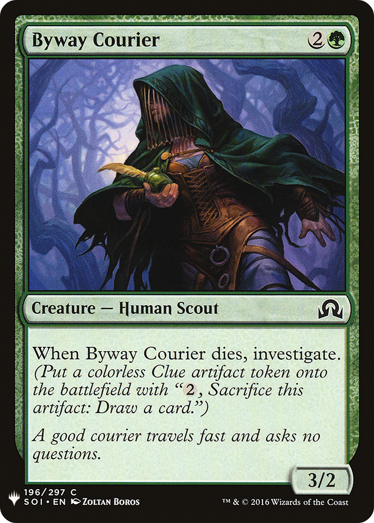 Byway Courier (LIST-SOI-196) [Mystery Booster] The List MTG Single Wizards of the Coast