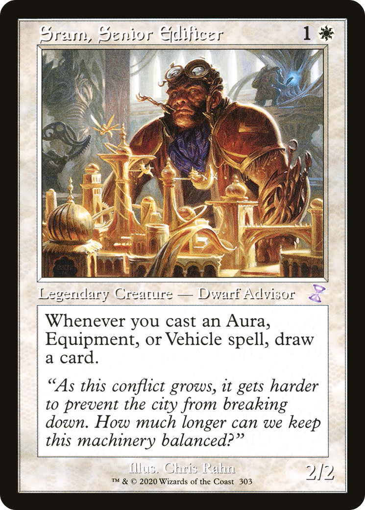Sram, Senior Edificer (TSR-303) [Time Spiral Remastered] Foil MTG Single Wizards of the Coast