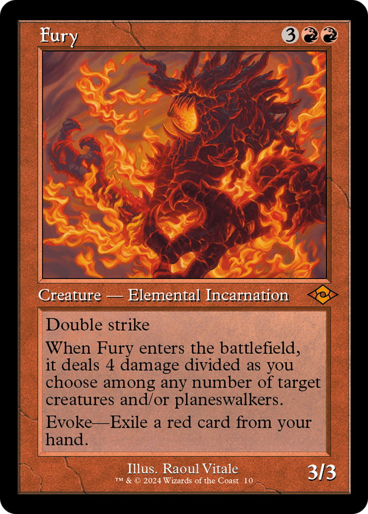 Fury (MH2-010) [Modern Horizons 2 Timeshifts] MTG Single Wizards of the Coast