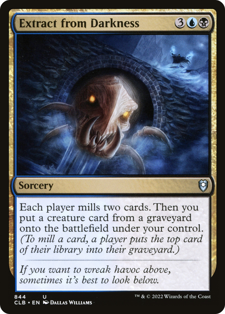Extract from Darkness (CLB-844) [Commander Legends: Battle for Baldur's Gate] MTG Single Wizards of the Coast