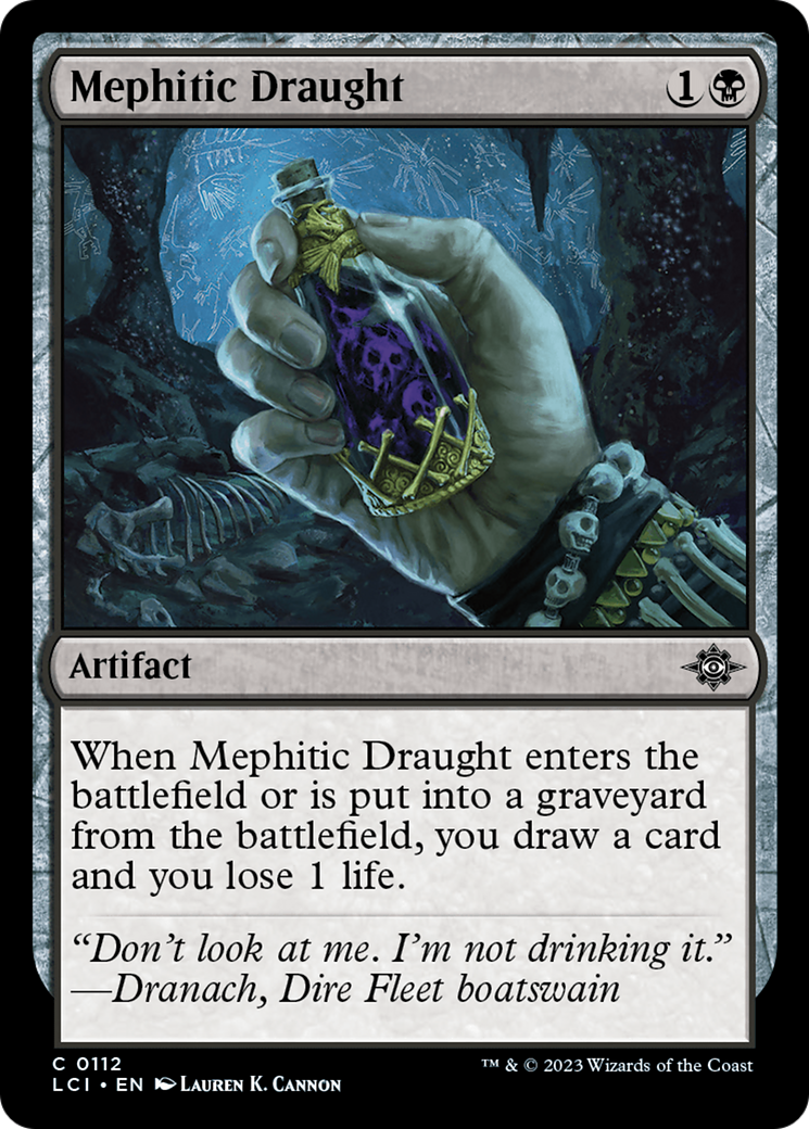 Mephitic Draught (LCI-112) [The Lost Caverns of Ixalan] Foil MTG Single Wizards of the Coast