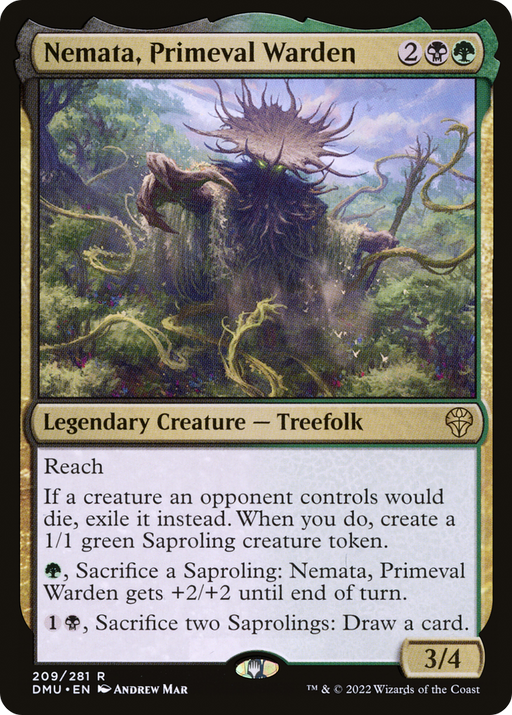 Nemata, Primeval Warden (DMU-209) [Dominaria United] MTG Single Wizards of the Coast