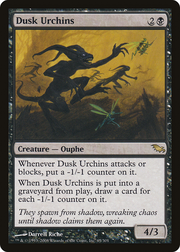 Dusk Urchins (SHM-065) [Shadowmoor] MTG Single Wizards of the Coast