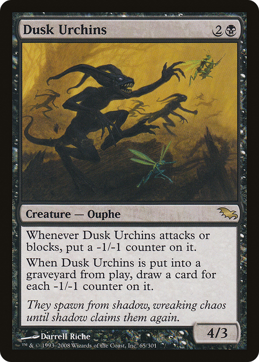 Dusk Urchins (SHM-065) [Shadowmoor] MTG Single Wizards of the Coast