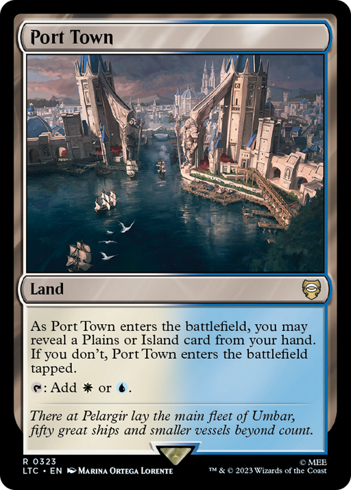 Port Town (LTC-323) [Tales of Middle-earth Commander] MTG Single Wizards of the Coast