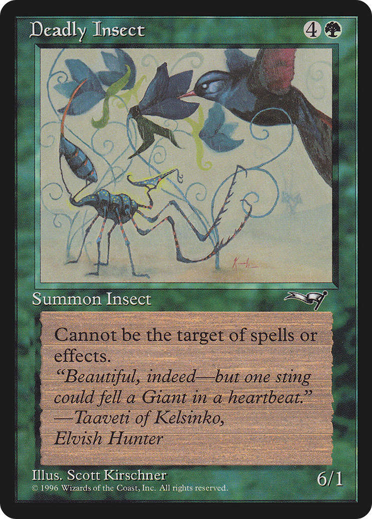 Deadly Insect (ALL-86A) [Alliances] MTG Single Wizards of the Coast