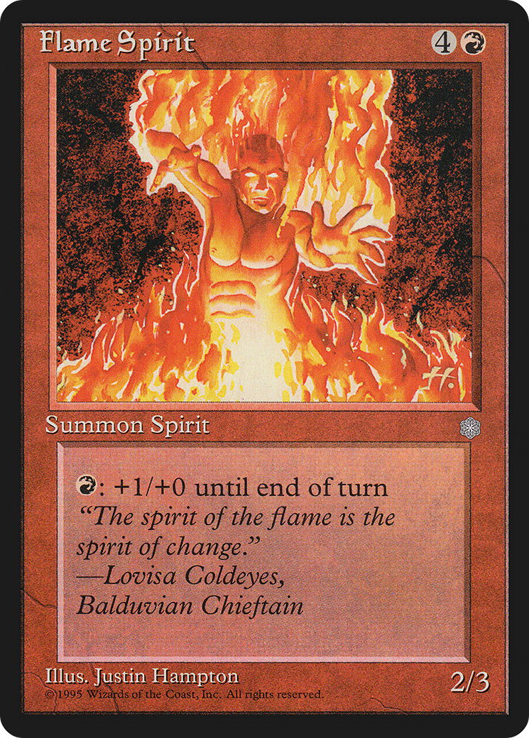 Flame Spirit (ICE-) [Ice Age] MTG Single Wizards of the Coast
