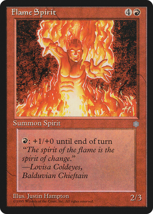 Flame Spirit (ICE-) [Ice Age] MTG Single Wizards of the Coast