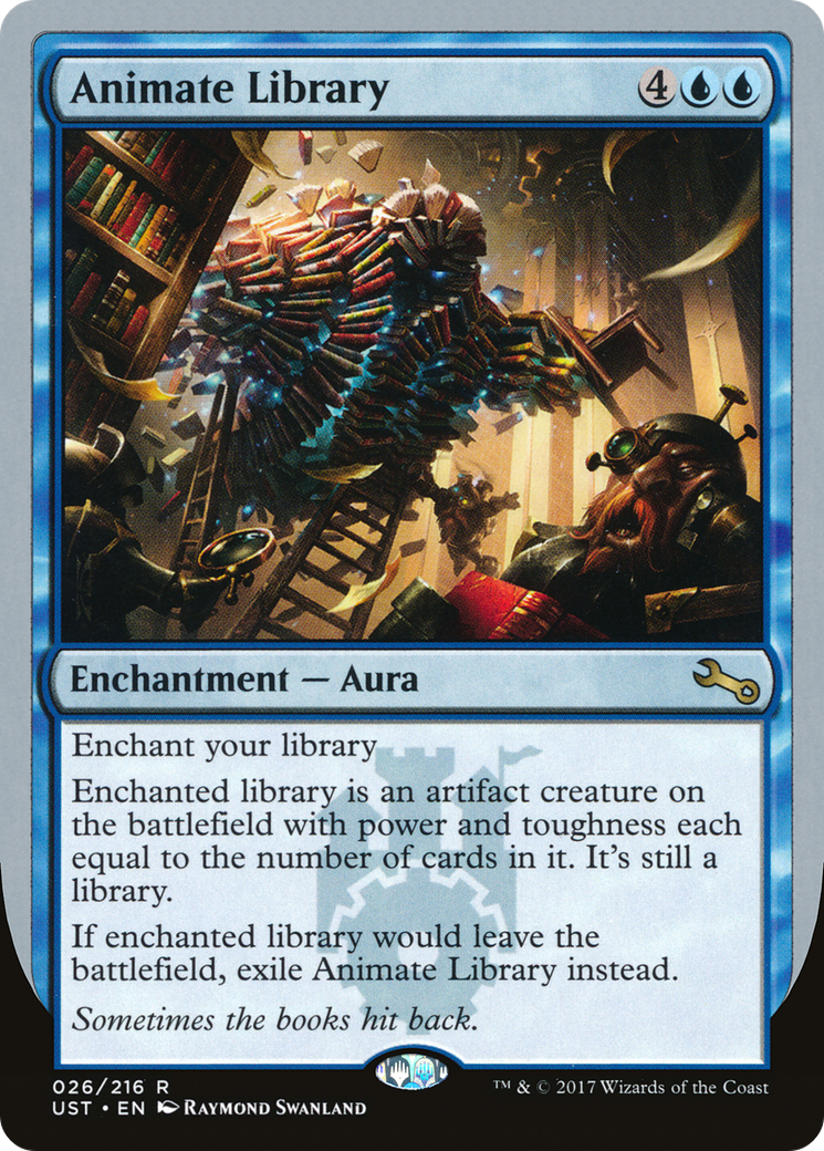 Animate Library (UST-026) [Unstable] MTG Single Wizards of the Coast