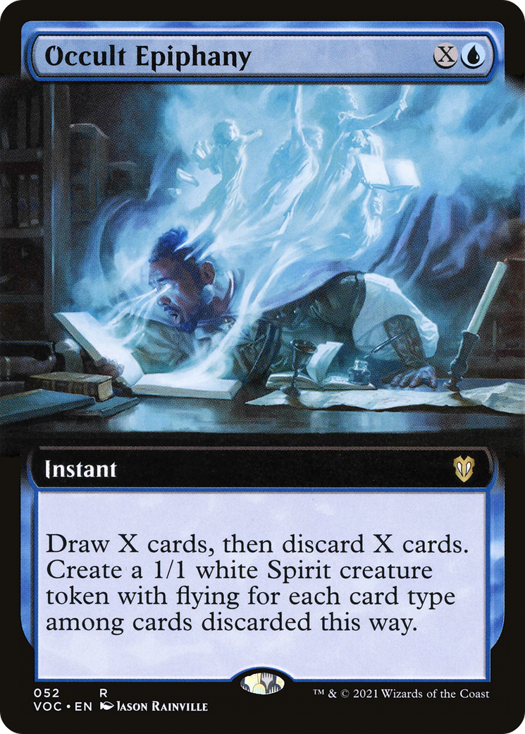 Occult Epiphany (VOC-052) [Crimson Vow Commander] (Extended Art) MTG Single Wizards of the Coast