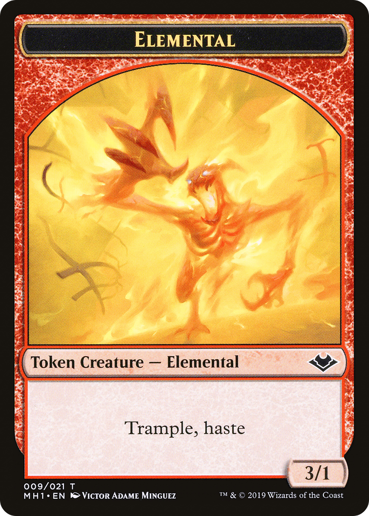 Elemental (TMH1-009) [Tokens] Modern Horizons Tokens Foil MTG Single Wizards of the Coast