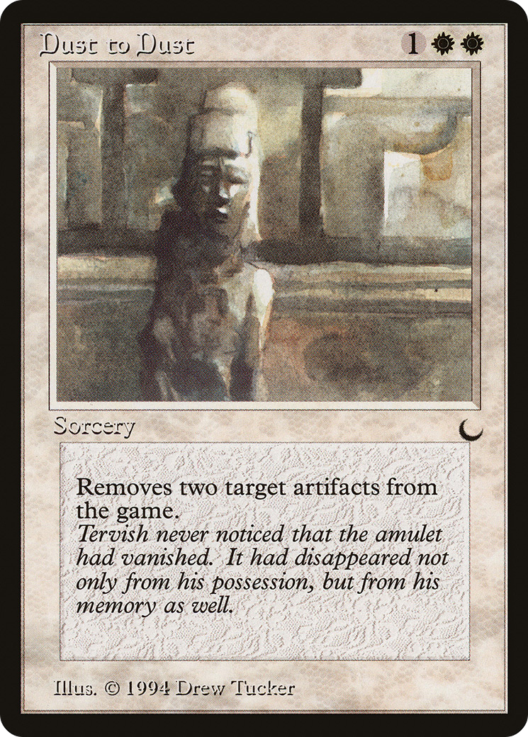 Dust to Dust (DRK-) [Oldschool] The Dark MTG Single Wizards of the Coast
