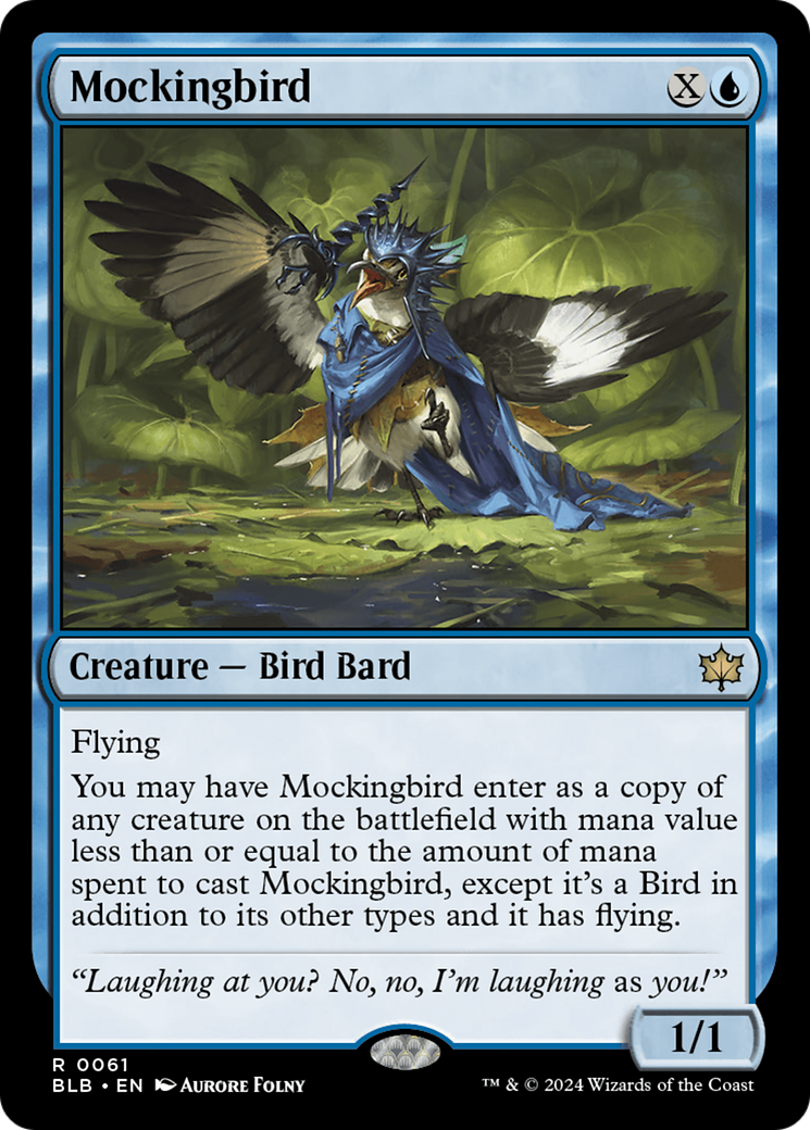 Mockingbird (BLB-061) [Bloomburrow] MTG Single Wizards of the Coast
