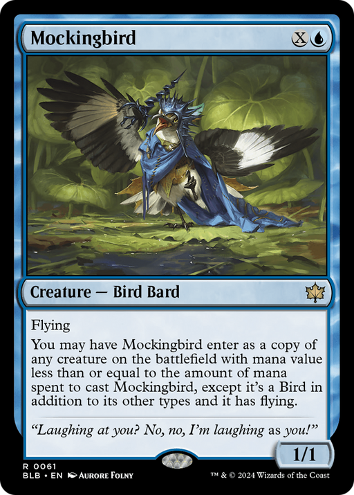 Mockingbird (BLB-061) [Bloomburrow] MTG Single Wizards of the Coast