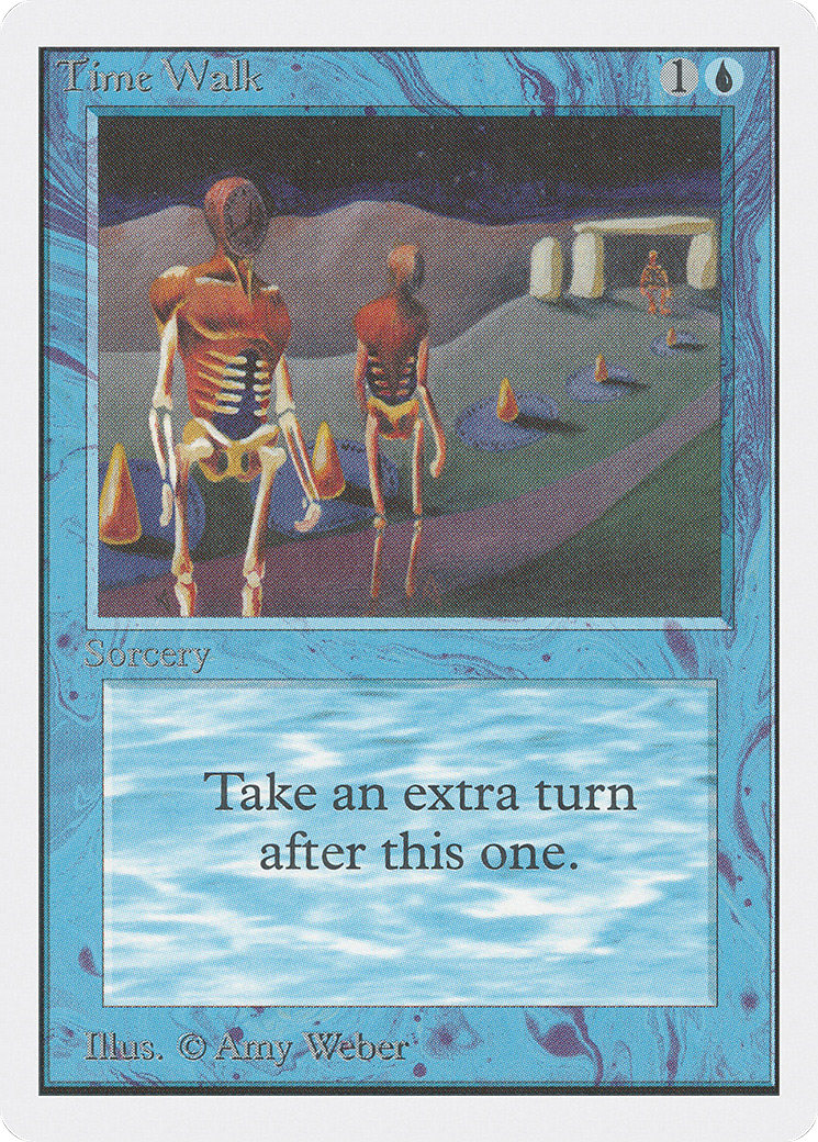 Time Walk (2ED-) [Oldschool] Unlimited Edition MTG Single Wizards of the Coast