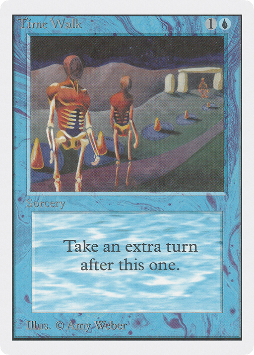 Time Walk (2ED-) [Oldschool] Unlimited Edition MTG Single Wizards of the Coast