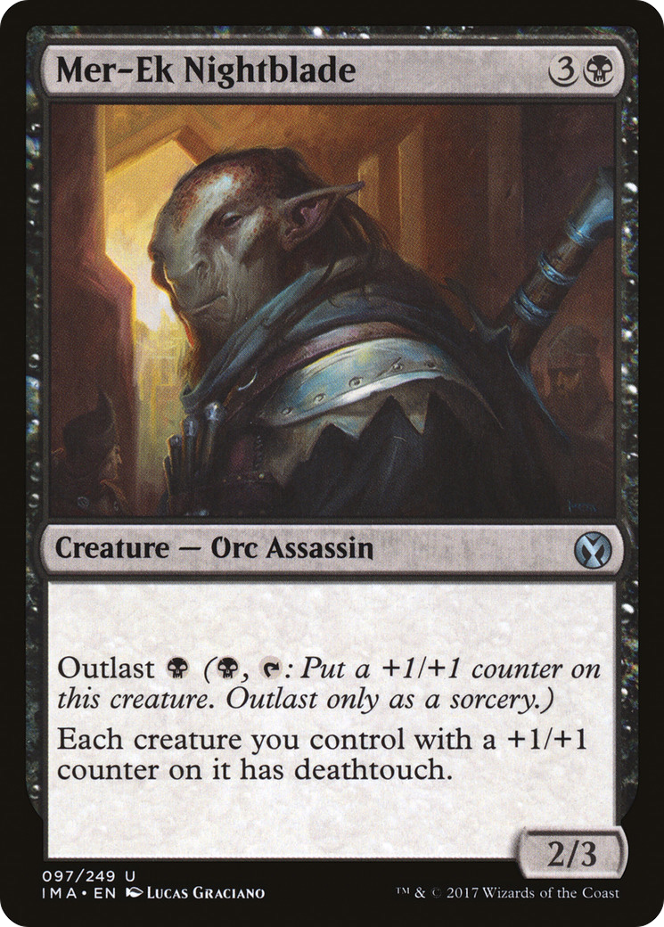 Mer-Ek Nightblade (IMA-097) [Iconic Masters] Foil MTG Single Wizards of the Coast