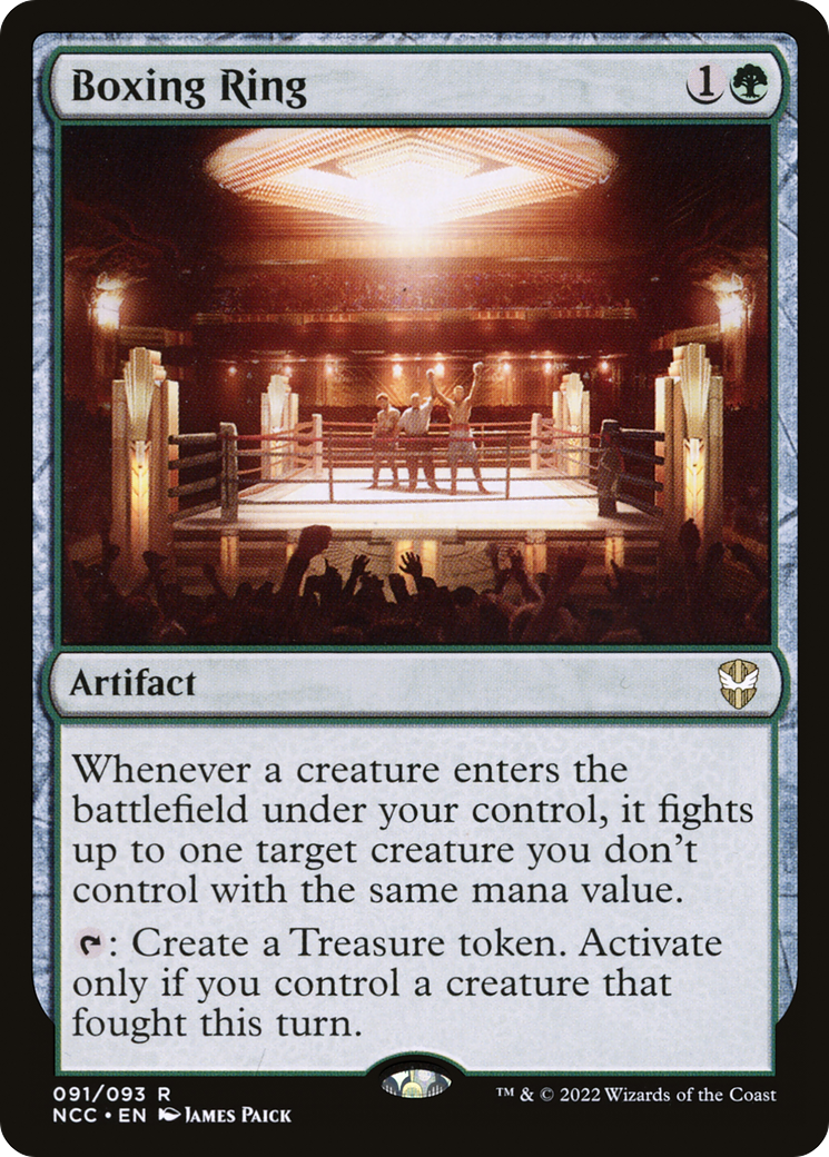 Boxing Ring (NCC-091) [New Capenna Commander] MTG Single Wizards of the Coast