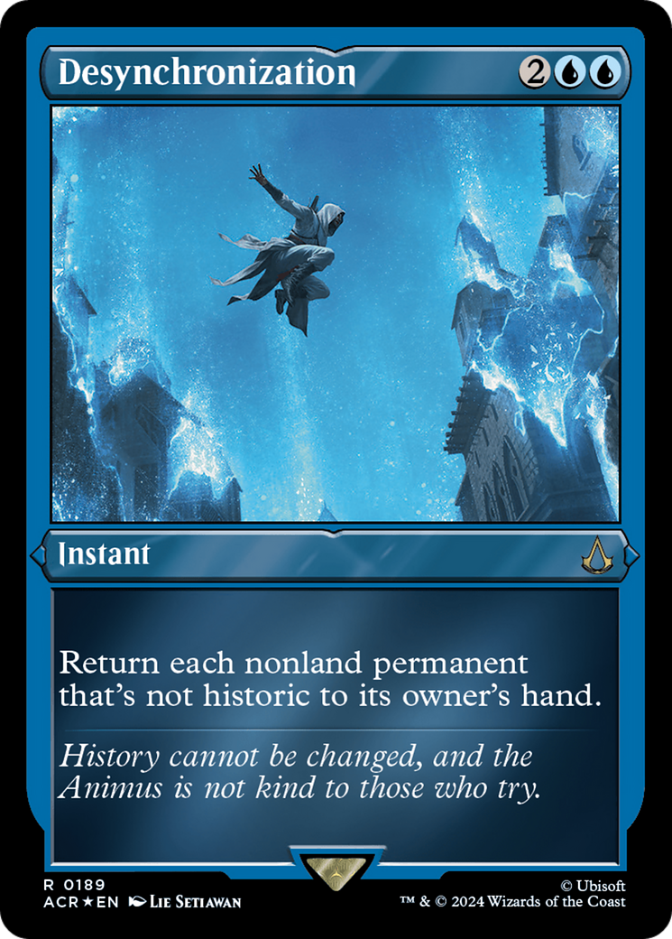 Desynchronization (ACR-189) [Assassin's Creed] Etched Foil MTG Single Wizards of the Coast